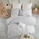 preview thumbnail 34 of 124, Intelligent Design Maize Cotton Jacquard Duvet Cover Set with Euro Shams and Throw Pillows Grey - King
