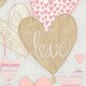 preview thumbnail 3 of 6, Lambs & Ivy Layla Pink/Gold Hearts & Love 4-Piece Nursery Baby Crib Bedding Set