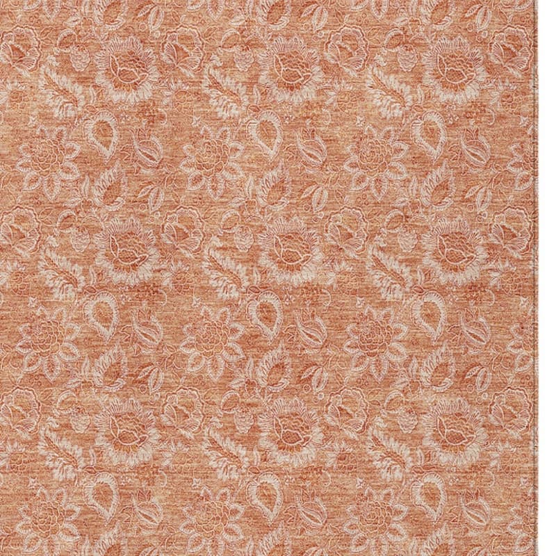 HomeRoots Floral Transitional Rectangle Outdoor Rug