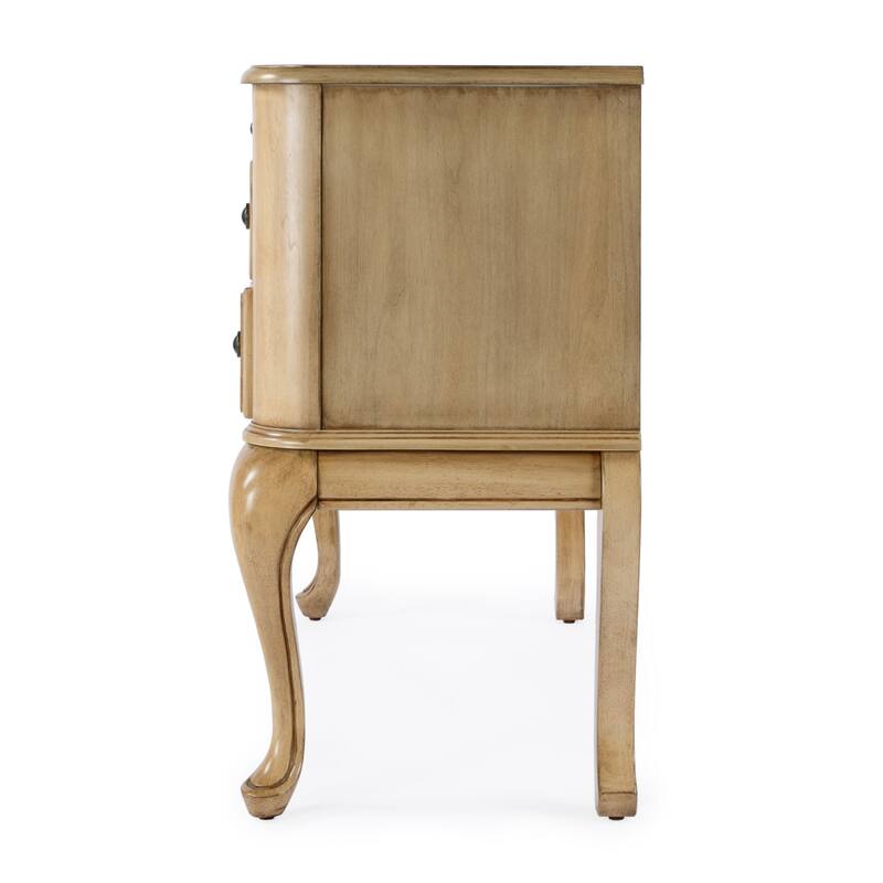 Charlotte 40 in. W Rectangular Wood Vanity/Valet Desk with Storage Drawers and Mirror