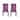 Upholstered Dining Chair, Dark Purple Tufted Dining Chairs Set of 2