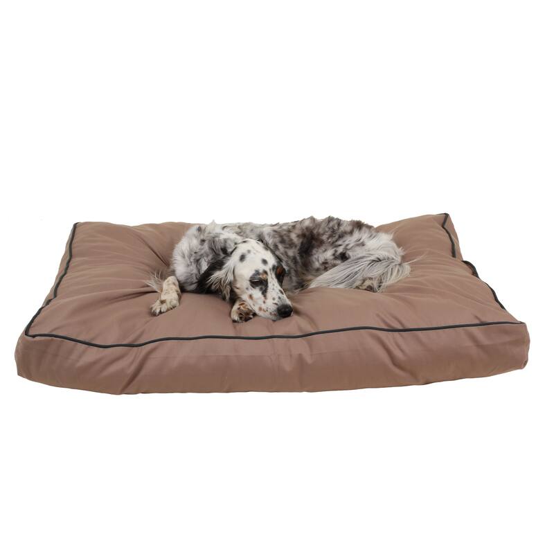 Carolina Pet Faux Gusset Indoor/ Outdoor Dog Bed - Medium - Tan