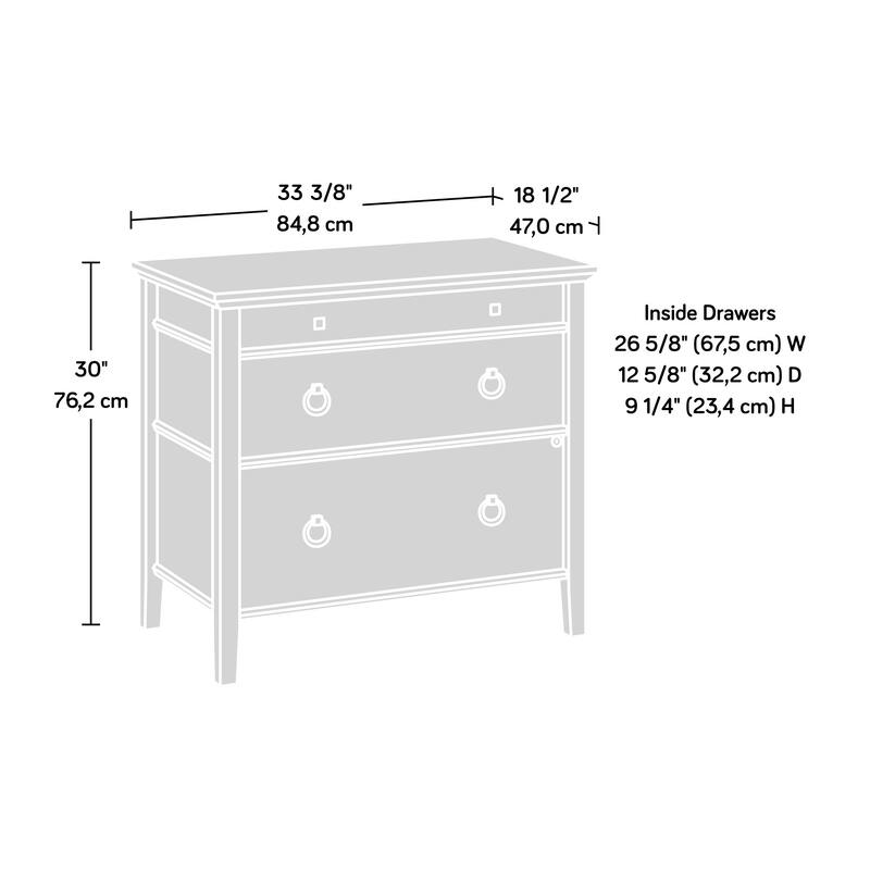 Lateral File, File Cabinet , Office Storage Cabinet Brown finish