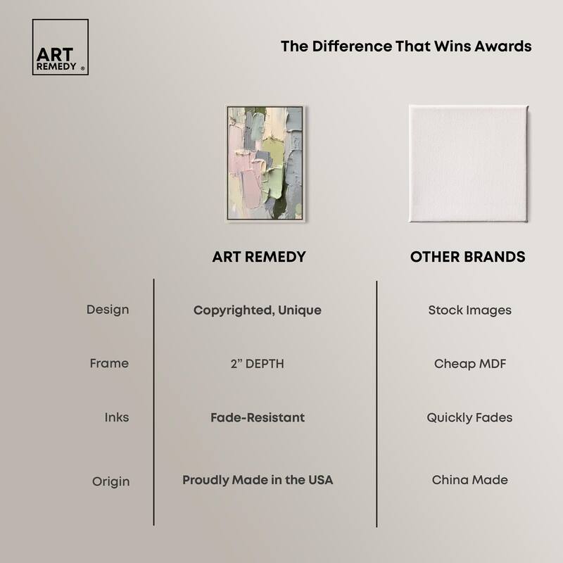 Creamy Contours II Canvas by Art Remedy