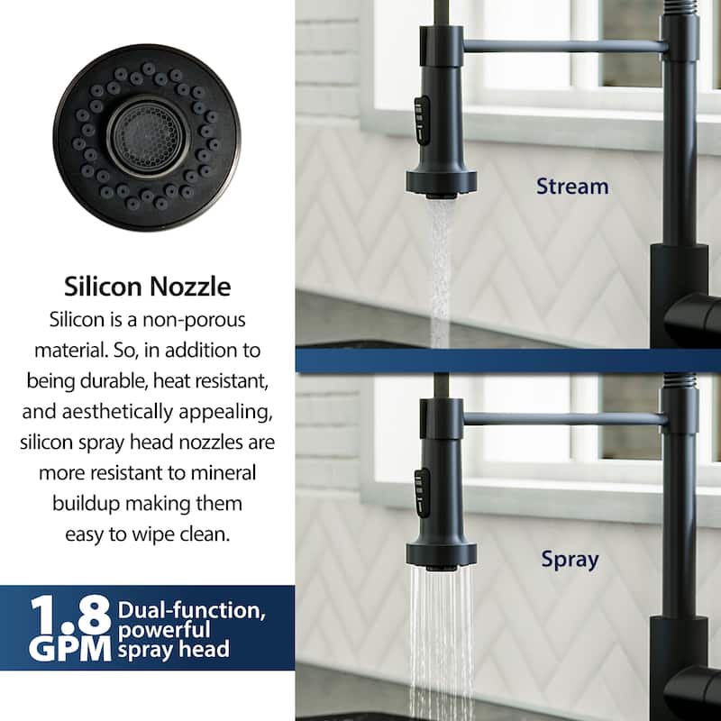 Karran Loxton Touchless Single-Handle Pull-Down Sprayer Kitchen Faucet