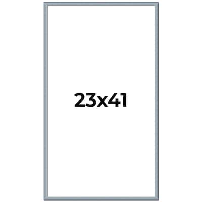 23x41 Frame Rustic Sky Blue Solid Wood Picture Frame | 0.75 Inch