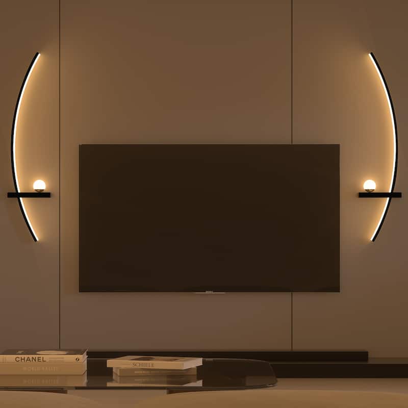 2-Pack 32 in LED Bedroom Wall Lights - 2 Packs