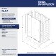 preview thumbnail 2 of 38, DreamLine Flex 30 in. D x 60 in. W x 76 3/4 in. H Pivot Shower Door, Shower Base and Backwall Kit - 30" x 60" - 30" x 60"