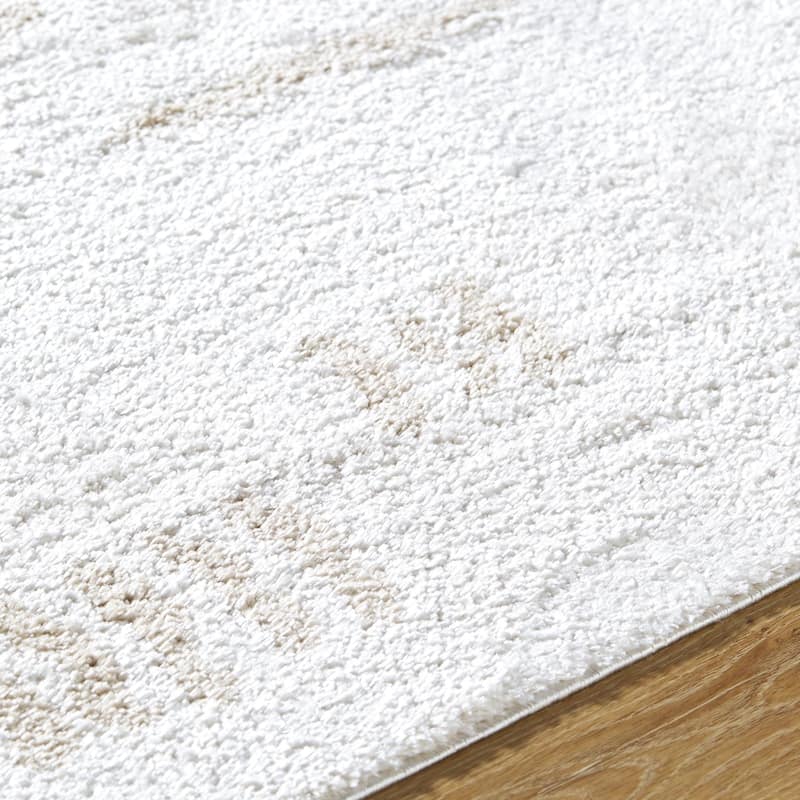 Livabliss Fossay Shag Modern & Contemporary Stripe Washable Area Rug