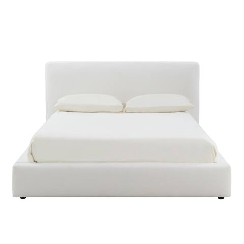 Tricia Chenille Upholstered Platform Bed