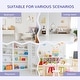 preview thumbnail 14 of 24, HOMCOM Toy Chest Kids Cabinet Storage Organizer Children Display Shelf for Toys Clothes Books Bedroom