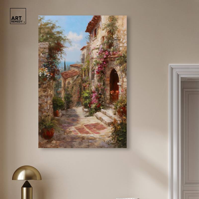 Mediterranean Charm I Canvas by Art Remedy, Gallery Wrapped