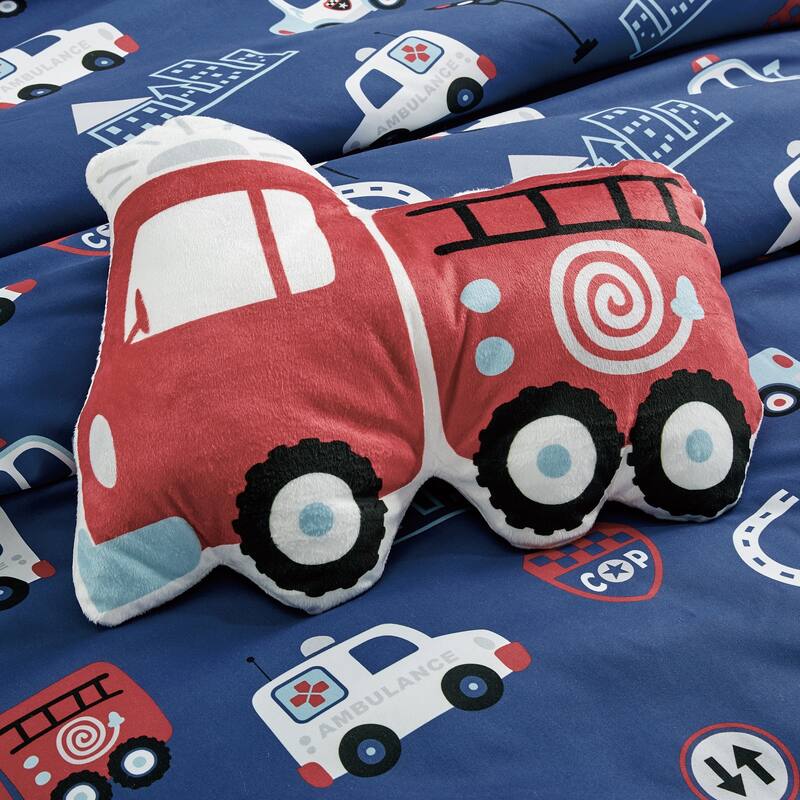 Firetruck Twin/Full size comforter set