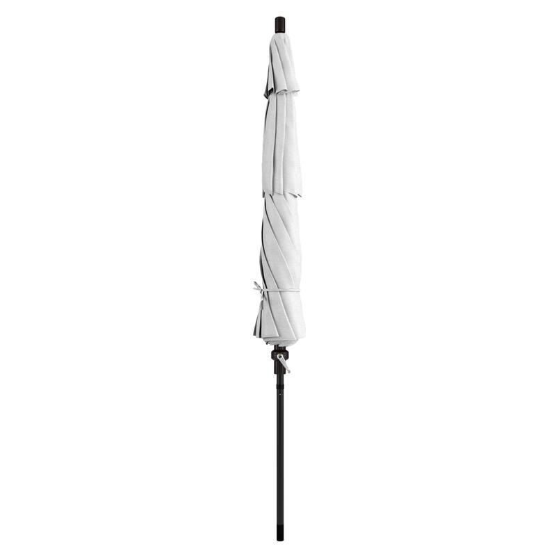 California Umbrella 11' Rd Golden State Series Patio Umbrella Bronze Aluminum Frame Crank Lift Collar Tilt Olefin Royal Blue