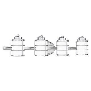 Harper 4-Light Polished Chrome Bath Light - Polished Chrome