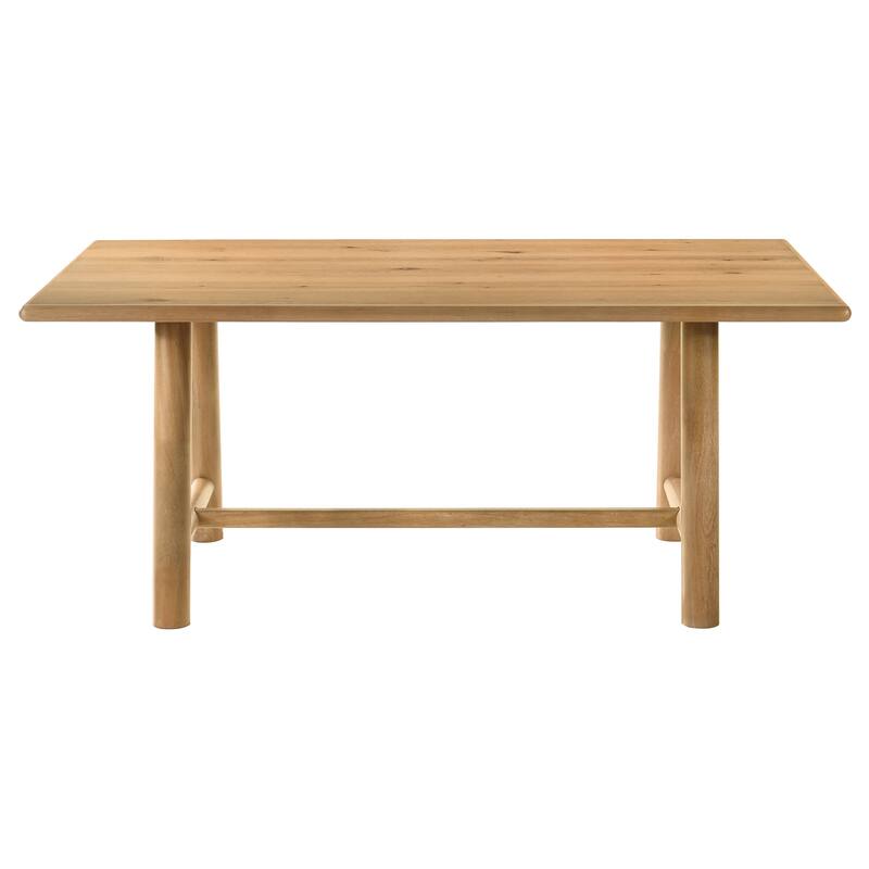 Duncan 71-inch Rectangular Wood Dining Room Table Washed Oak - 70.75" x 39.25" x 30"