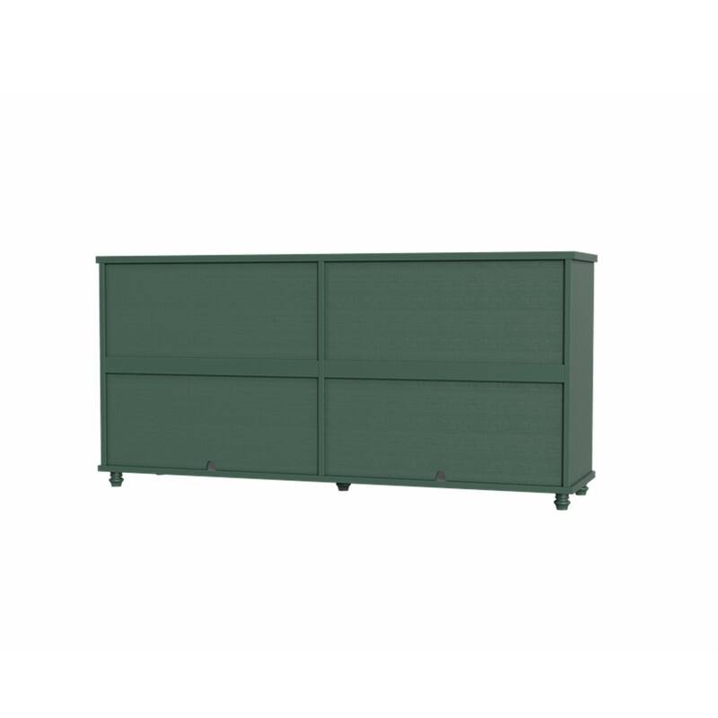 Mid Century Modern 60" Sideboard Cabinet with Adjustable Shelves and 4 Doors