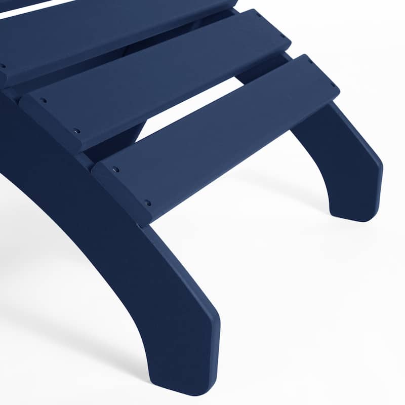 Polytrends Altura Outdoor Adirondack Folding Ottoman