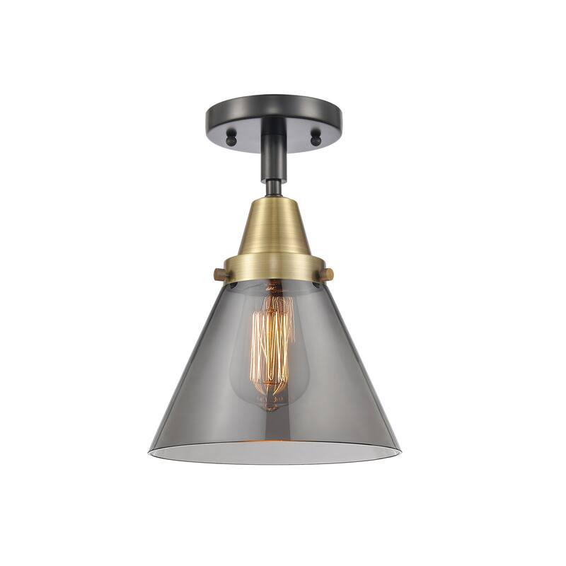 Innovations Lighting Caden Cone - 1 Light 8" Flush Mount