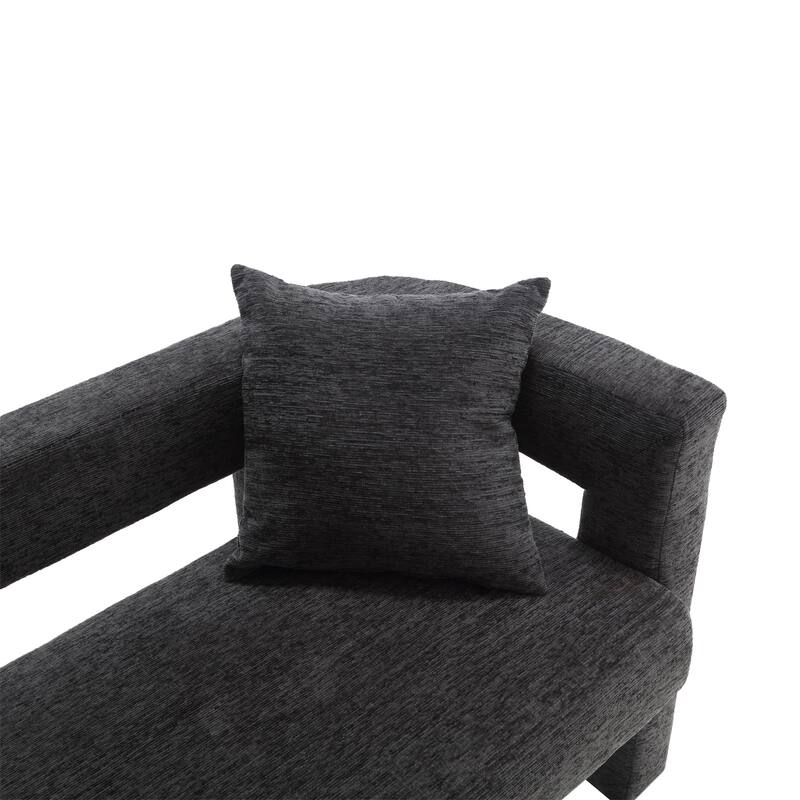 Modern Chenille Loveseat Sofa