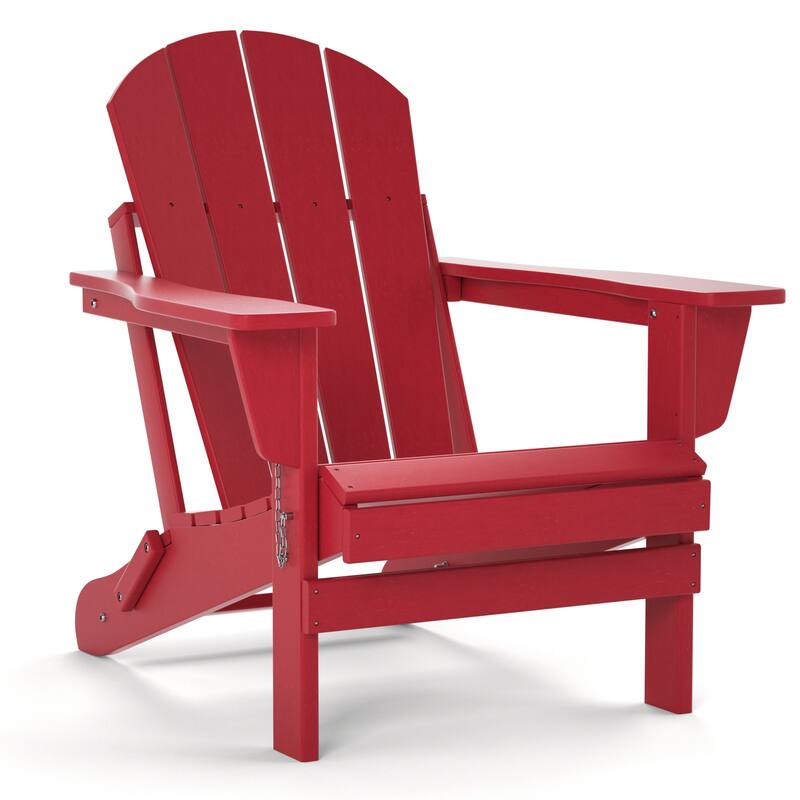 Poly Outdoor Adirondack Chair - Foldable All Weather
