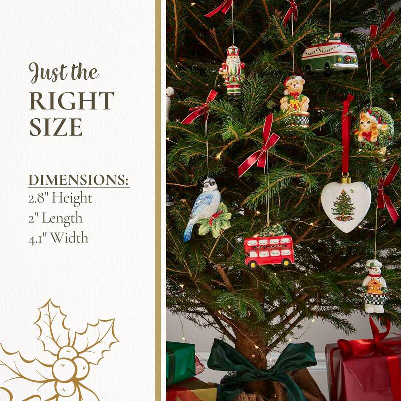 Spode Camper Bus Ornament