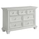 preview thumbnail 1 of 11, Oxford Baby Weston 7 Drawer Dresser Vintage White