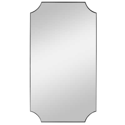 Uttermost Lennox Scalloped Corner Mirror
