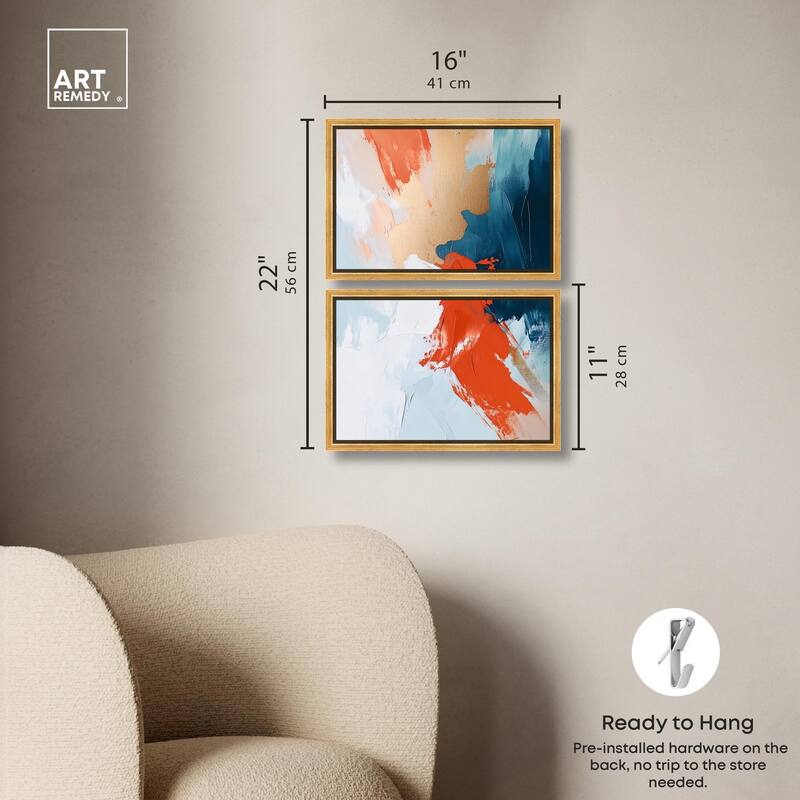 Bold and Bright III Canvas Set of 2 by Art Remedy