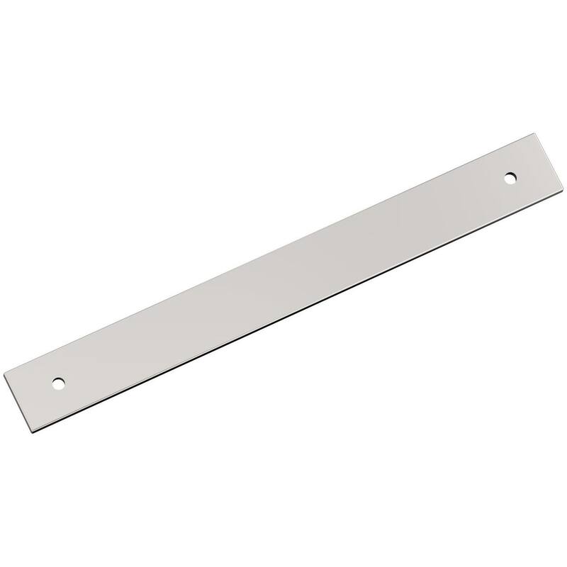 Amerock BP37765 Ladera 8-7/8" Backplate for 7-9/16" Center to Center - Polished Nickel