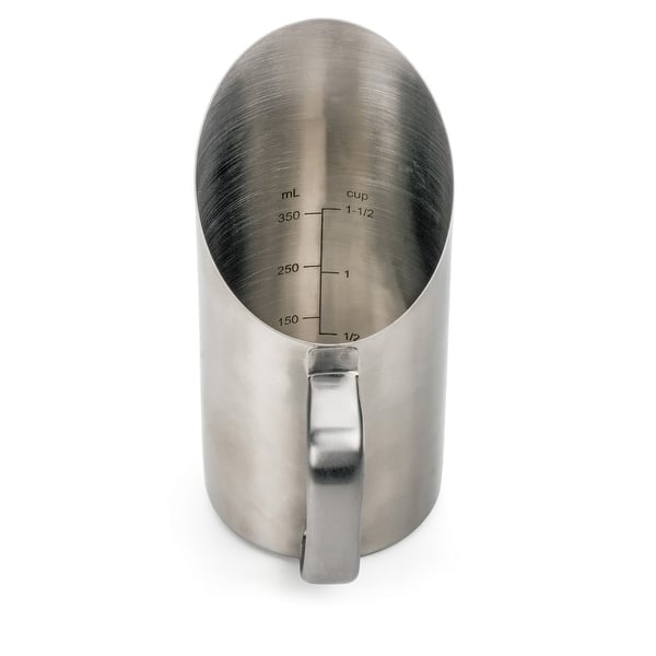 RSVP 1.5-Cup Scoop and Measure Cup,Stainless