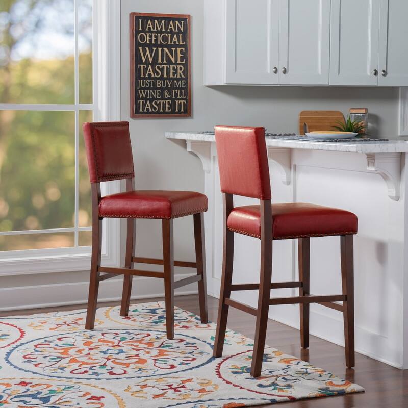 Linon Amravati Non-Swivel Bar Stool - N/A