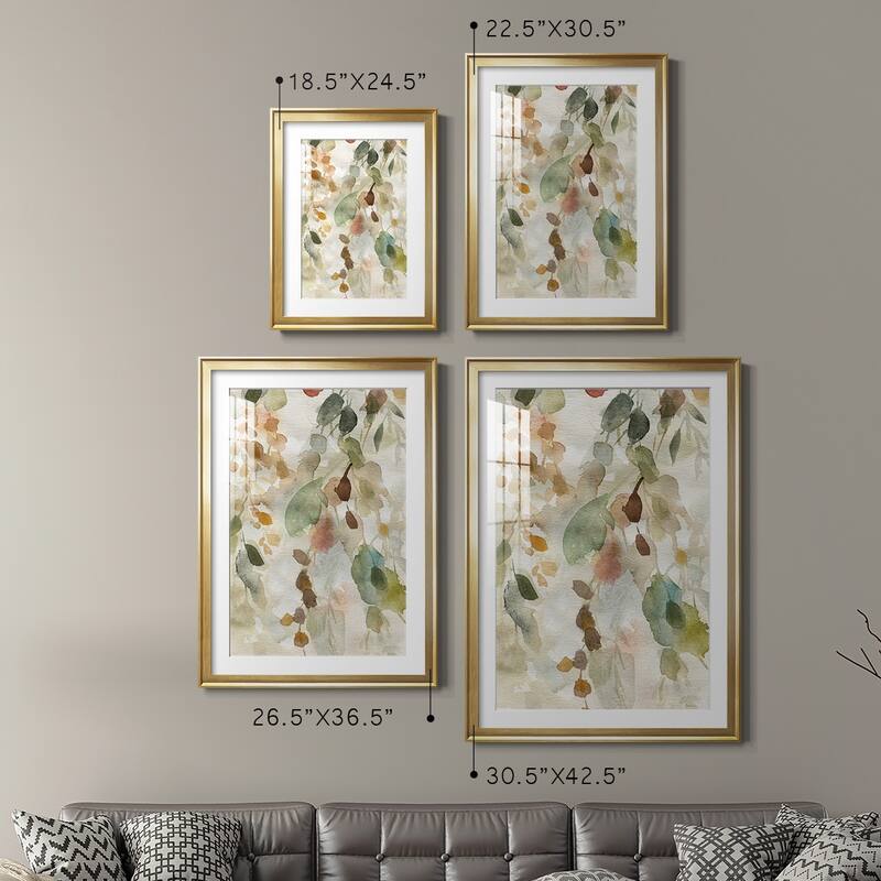 Cascading Nature I Premium Framed Print - Ready to Hang
