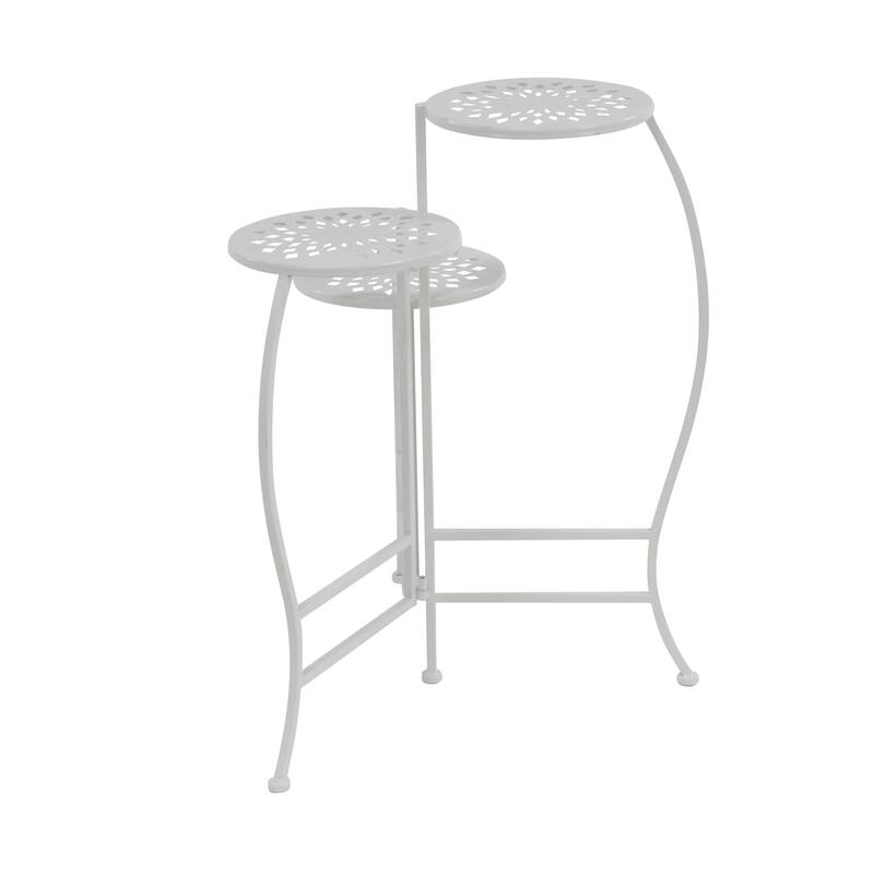 Metal Indoor Outdoor 3 Tier Floral Plantstand