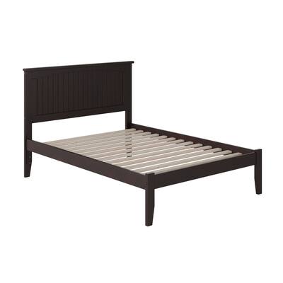 Platform Bed - Solid Hardwood Design - Open Footboard - Sturdy Wood Frame - Spacious Bedroom Furniture