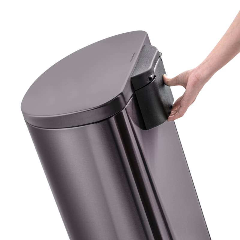 Qualiazero 50L / 13.2 Gallon D-Shape Step Can
