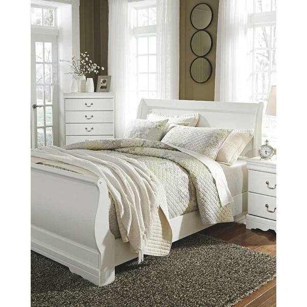 Anarasia Queen Sleigh Bed Ashley Furniture Homestore