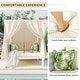 preview thumbnail 13 of 15, Roomfitters Outdoor Patio Sunbed with Curtains, High Comfort, Versatile Design Suitable for Multiple Outdoor Scenarios