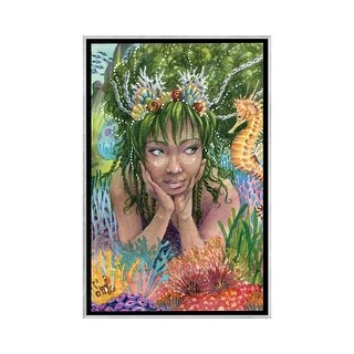 iCanvas "Call To The Court Mermaid" by Sara Burrier Framed - Bed Bath ...