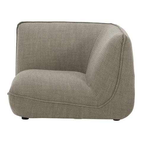 Aurelle Home Zephyr Modern Modular Sectional Piece - Corner Chair