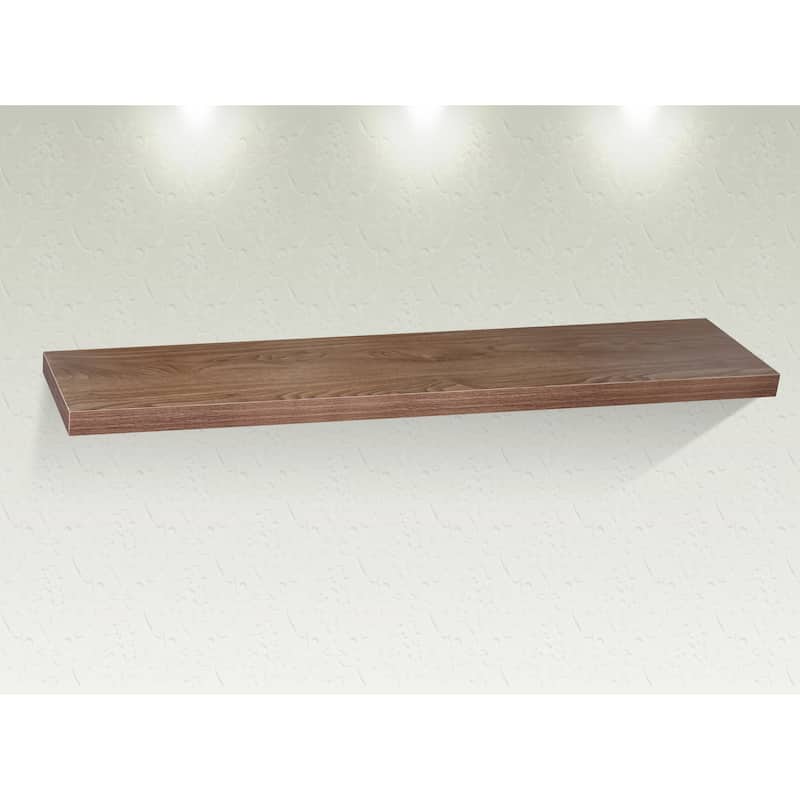 Modern and Contemporary JD Walnut Floating Shelf - 47.2*9.25*1.5 inches