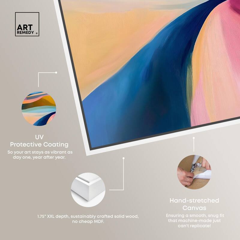 Colorful Dunes I Canvas by Art Remedy