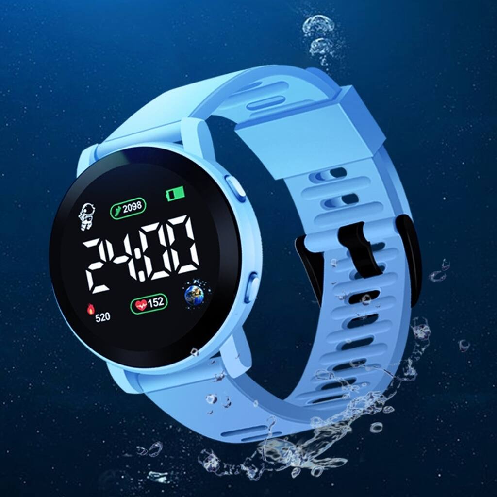 Student Watch Led Display Electronic Watch For Outdoor - no