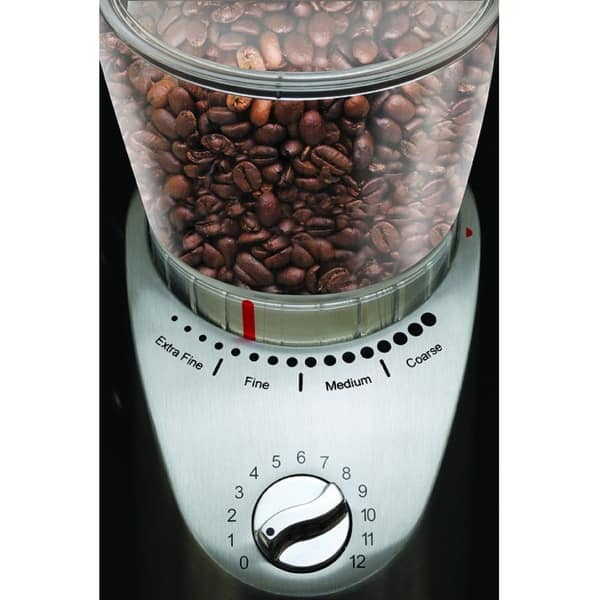 Capresso Infinity Plus Conical Burr Grinder (Stainless Steel) Bundle