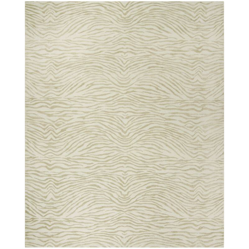 Martha Stewart by SAFAVIEH Journey Silk/ Wool Rug - 8'6" x 11'6" - River