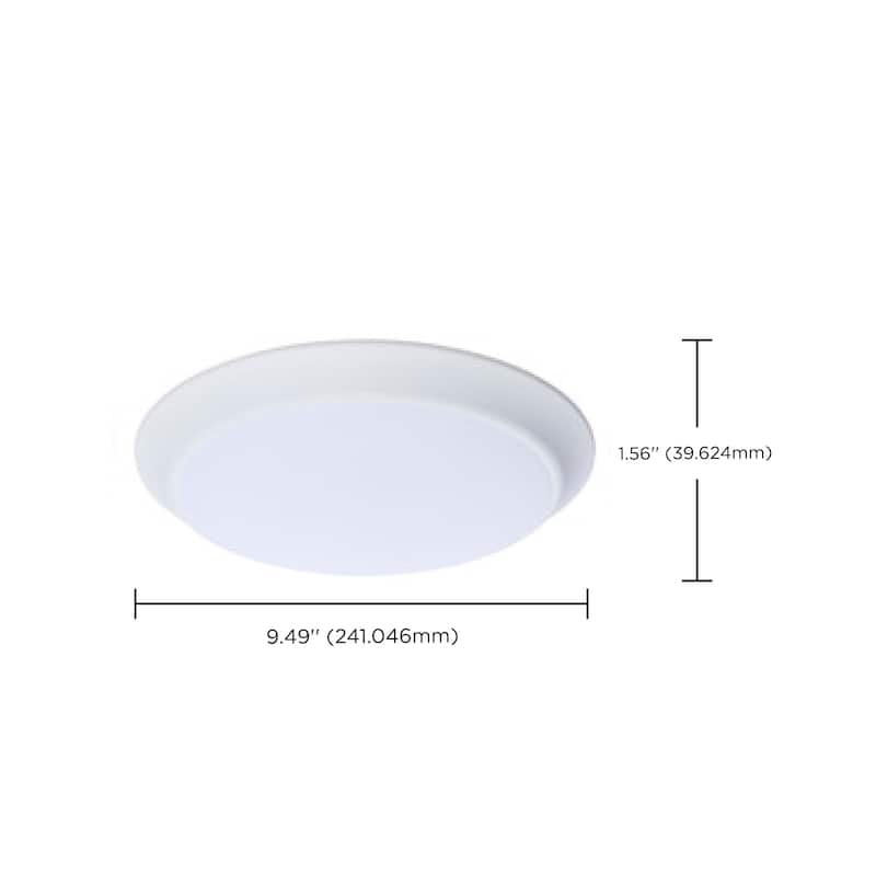 10 Inch LED Disk Light 27K/3K/35K/4K/5K CCT Selectable White