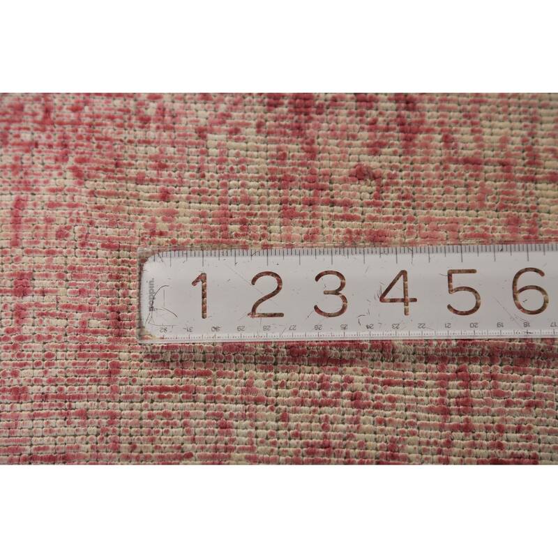 Contemporary Abstract Area Rug Hand-Knotted Wool Carpet - 7'11"x 10'3"