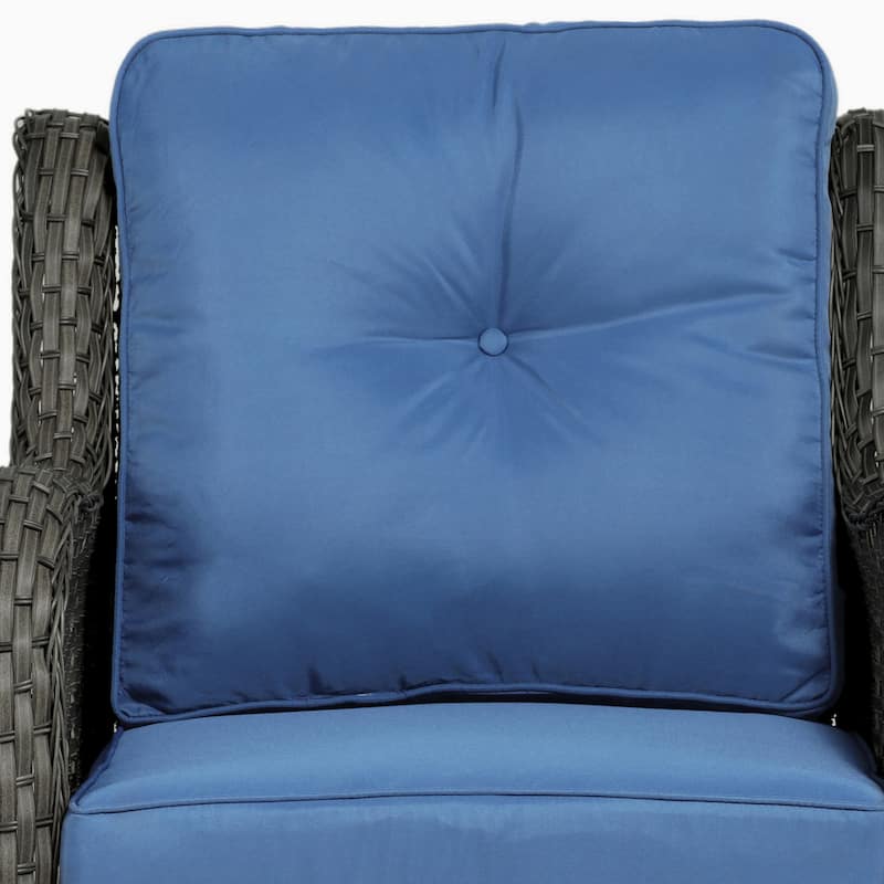 Outdoor Swivel Rocker Patio Rattan Chair