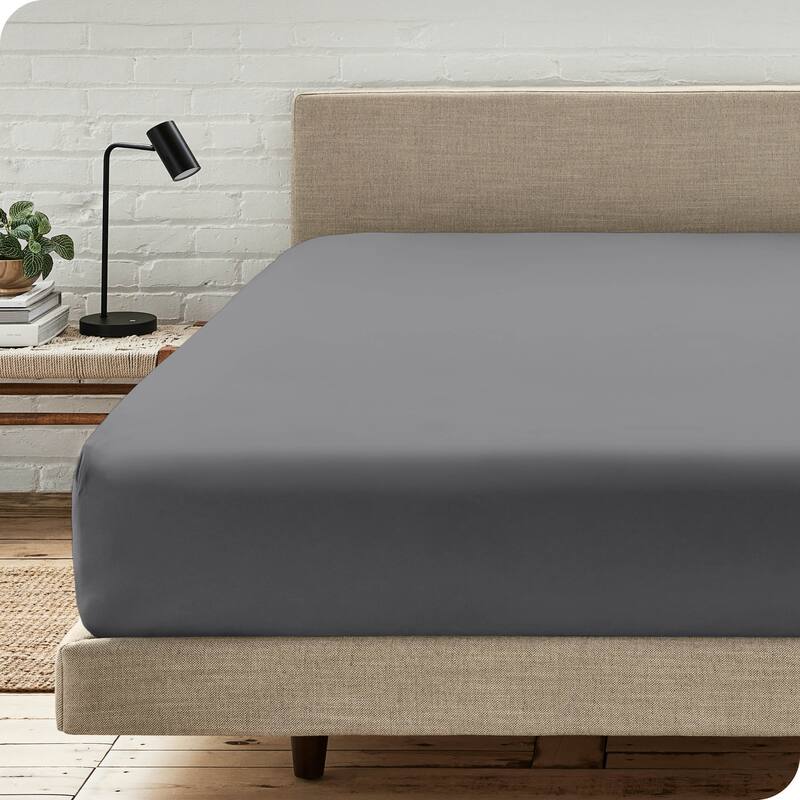 Bare Home Double Brushed Deep Pocket Fitted Sheet