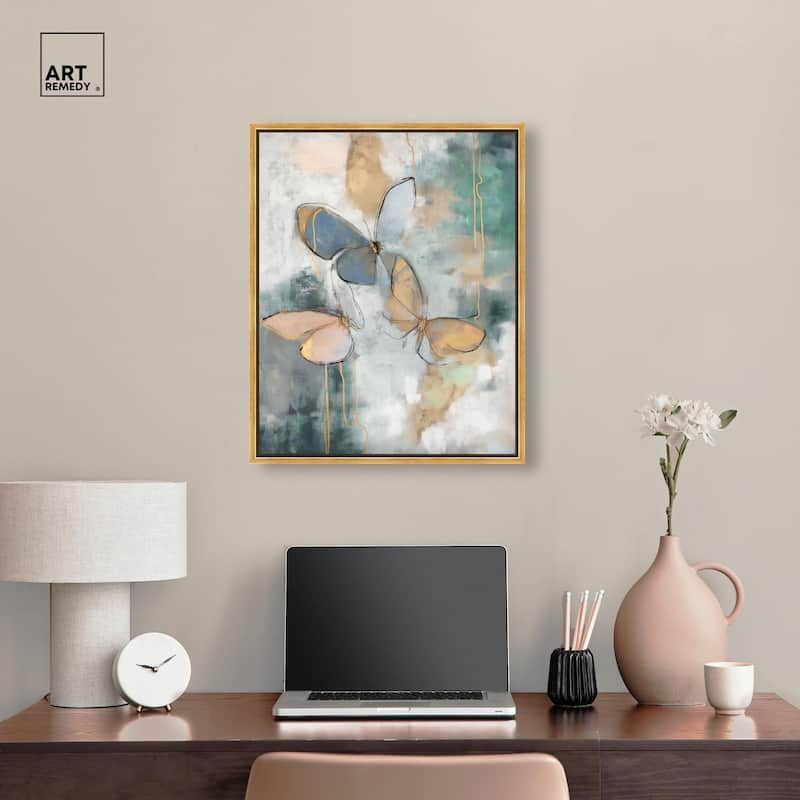 Butterflies Dream II Canvas by Art Remedy